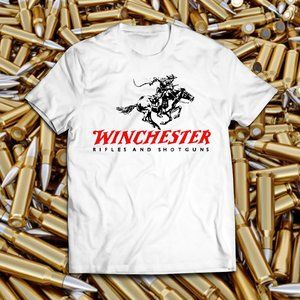 Winchester Rifles White Range Tee Logo